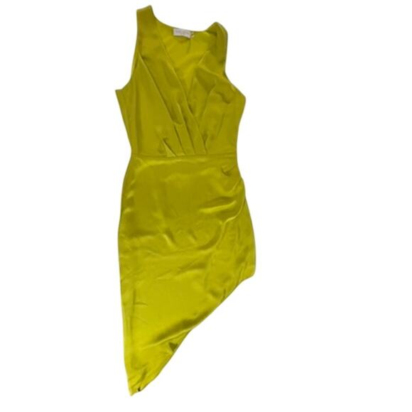 "RAMY BROOK" Alanna Dress SZ 0 Sexy Asymmetrical Hem Professional Club Cocktail - Picture 4 of 10